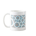 Grey Bubbles Coffee Mug