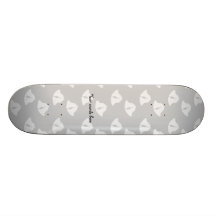 Grey christmas bells skateboards