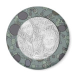 grey circle frame template magnets