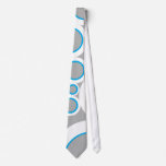 Grey Circles Neck Ties