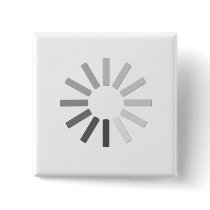 grey computer loading symbol button