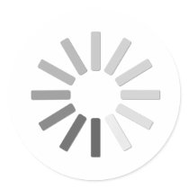 grey computer loading symbol sticker
