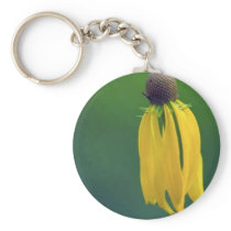 Grey Coneflower Keychains