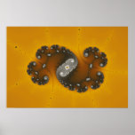 Grey Creature - Fractal Poster posters