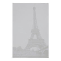 Grey Eiffel Tower Stationery