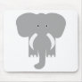 grey elephant mouse mat