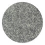 Grey felt fabric round sticker