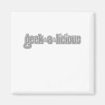 Grey Geekalicious Refrigerator Magnets