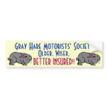 Grey Hare Motorists' bumper stickers