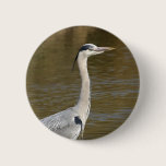 Grey Heron buttons