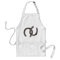 Grey Horse Shoes Apron