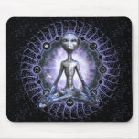 Grey Lotus Mousepad