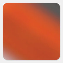 Grey Orange Grey Square Sticker