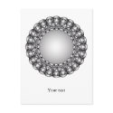 Grey Ornament postcards