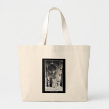 GREY PACK WOLF Collection Tote Bags