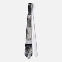 Grey Pack Wolf Wildlife Tie