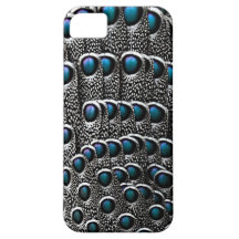 Grey Peacock Feathers iPhone 5 Cases