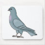 grey pigeon mouse mats