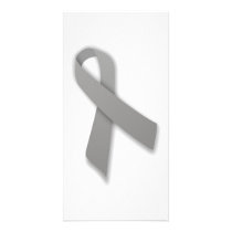 Grey Political Statement Awareness Ribbon