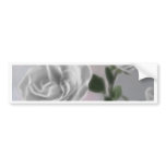 Grey Roses 1 Less Colour Artwork bumper stickers