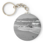 Grey Seascape Keychain