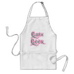 Grey Skull Goth Geek aprons