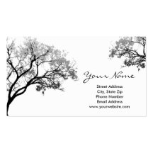 Grey Trees Business Cards