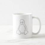 Grey tux coffee mug