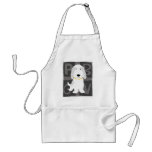 Grey & White PBGV aprons
