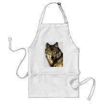 Grey Wolf Apron