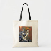 Grey wolf bag