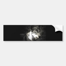 Grey Wolf Bumper Stickers