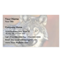 Grey wolf business cards