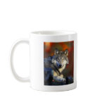 Grey Wolf, Endangered Species Digital Photography mugs