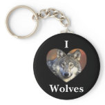 Grey Wolf keychains
