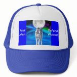 Grey Wolf, Moon & Aurora Wildlife Supporter Hat
