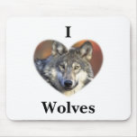 Grey Wolf mousepads