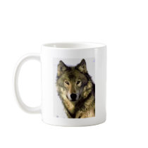 Grey Wolf Coffee Mugs