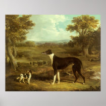 Greyhound and Spaniel; Doctor Fop by Herring Poster
