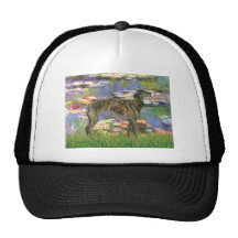 Greyhound (br8) - Lilies 2 Hats