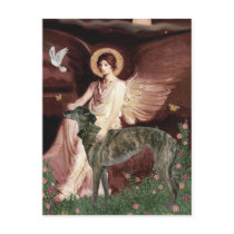 Greyhound (br) - Seated Angel Postcard