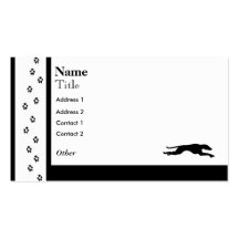 'Greyhound' Business Card Template