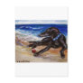 Greyhound by the sea postcards