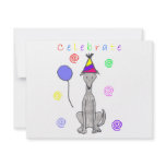 Greyhound Celebrate invitations