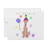 Greyhound Celebrate invitations