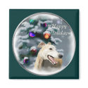 Greyhound Christmas Gifts magnets
