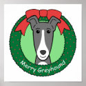 Greyhound Christmas posters