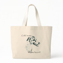 Greyhound Cold Nose Warm Heart Bags