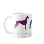 Greyhound Colour My World with Joy! mugs