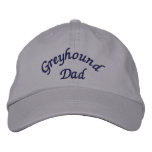 Greyhound Dad Embroidered Baseball Cap embroidered hats